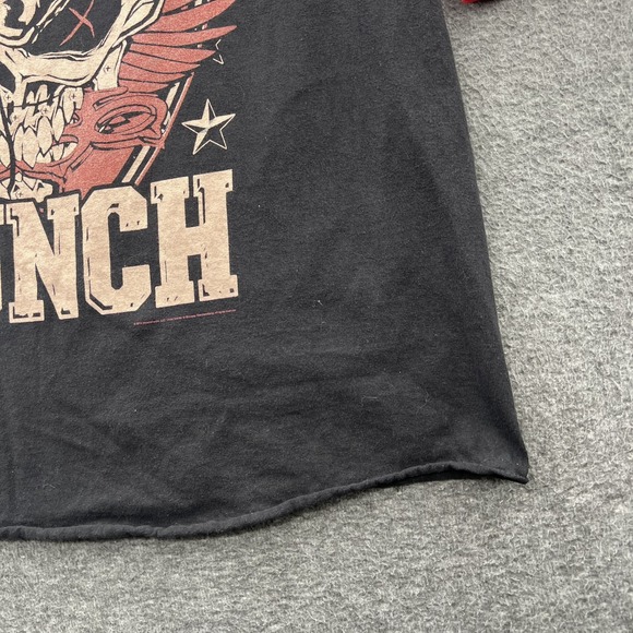 Five Finger Death Punch Shirt Adult L Black Red Baseball Raglan Mens 1309 - Picture 3 of 10